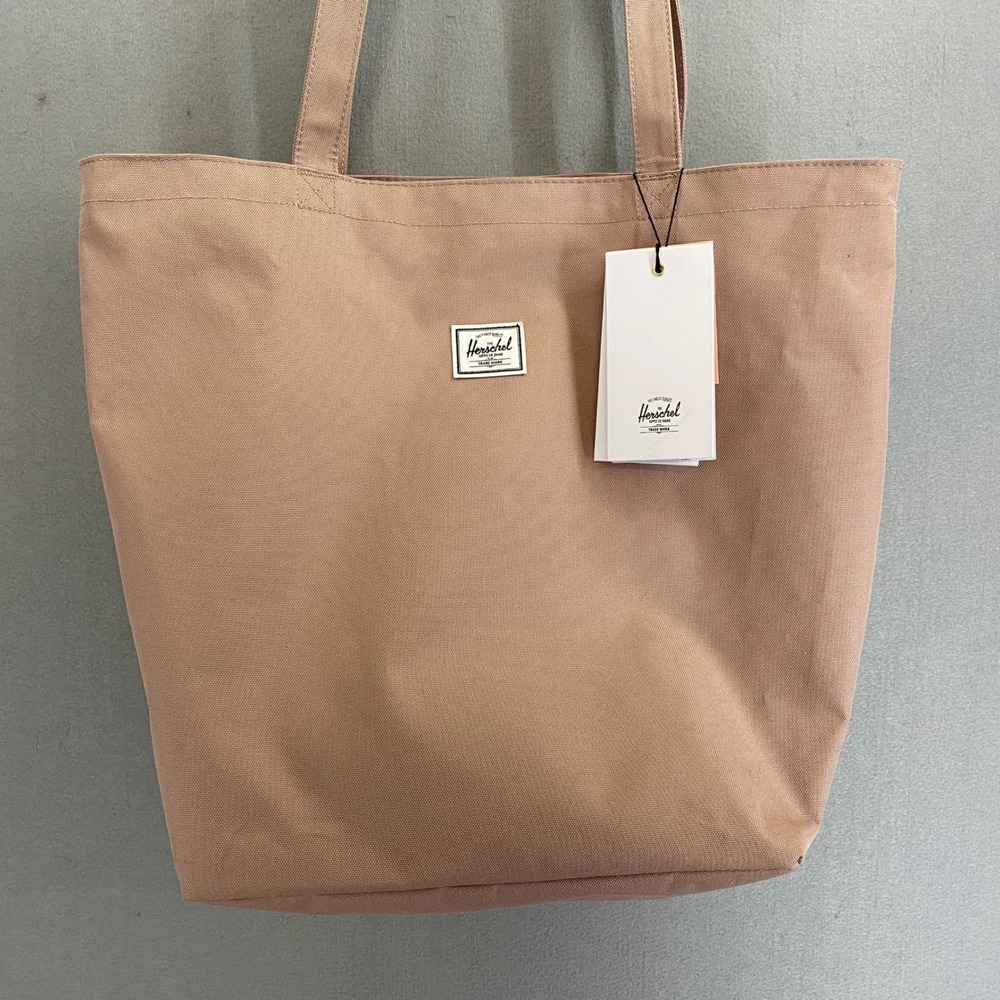 Herschel Supply Co Mica Tote Bag Ash‎ Rose Pink Canvas 12L New With Tags